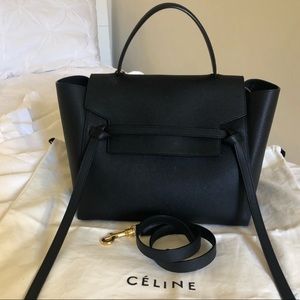 Celine Mini Belt Bag Black